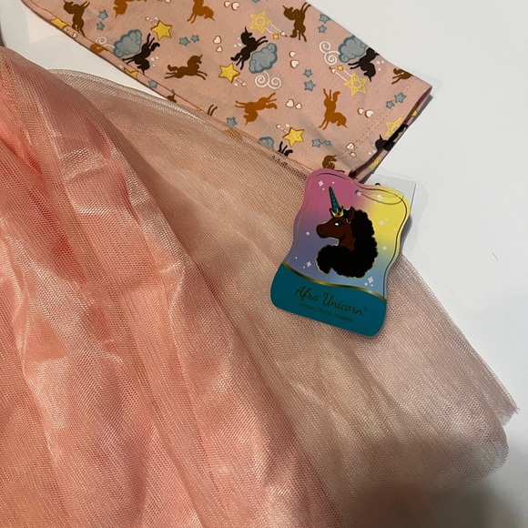 NWT Afro Unicorn Pink Tulle dress, 5T - Picture 6 of 7